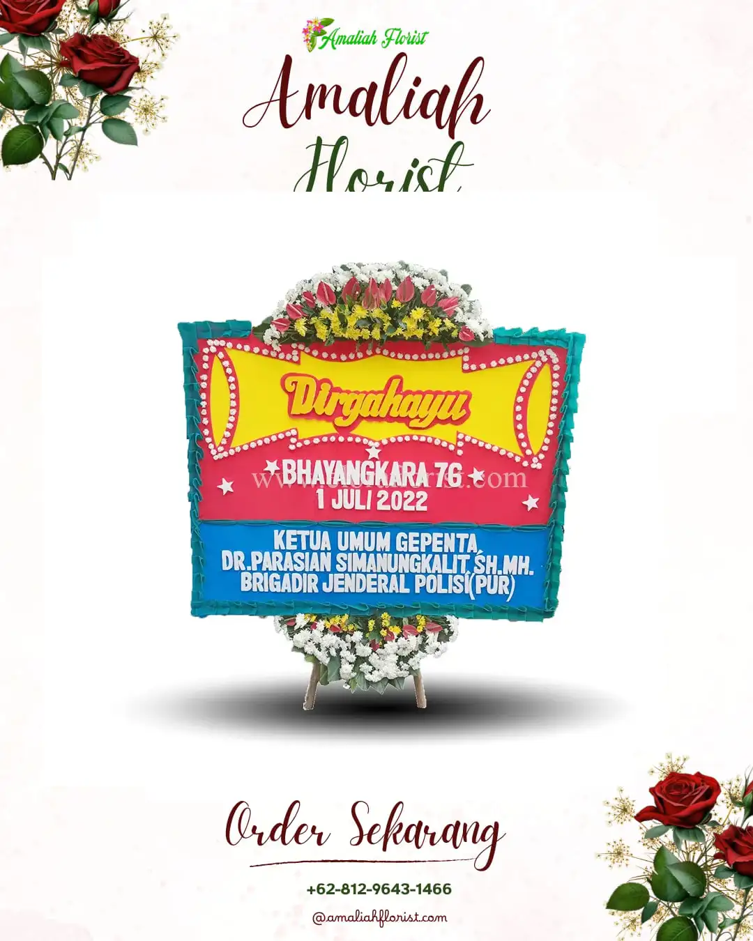 Papan Bunga HUT Ulang Tahun Sulangai